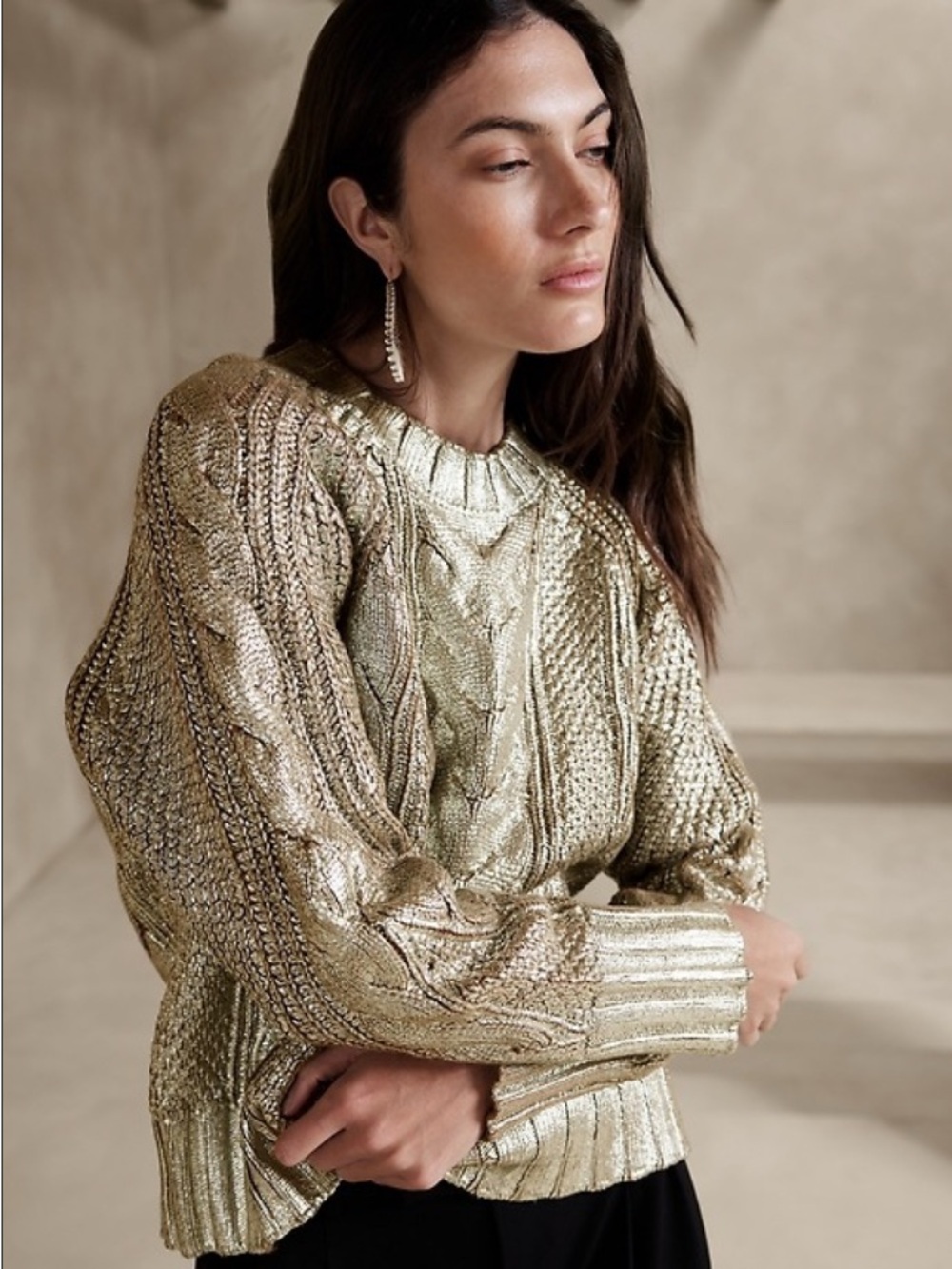 ⭐️Banana Republic Carmina Metallic Sweater⭐️